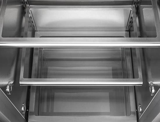 True Residential TR48SBSSSB Glass Shelving