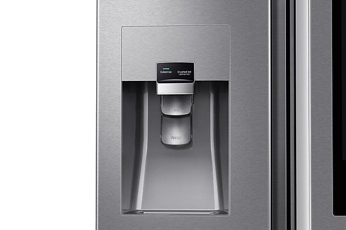 External water and ice dispenser