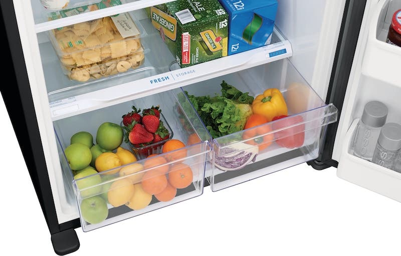 Frigidaire FFTR1835VS Humidity-Controlled Crisper Drawers With Roller Support