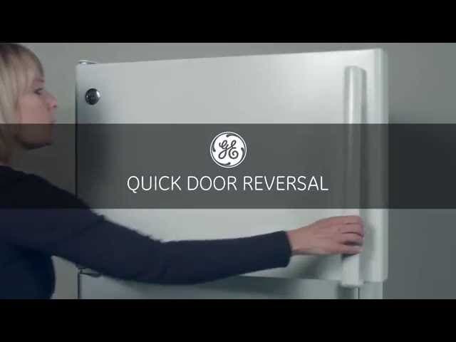 GE GTE18CTHWW Quick Door Reversal