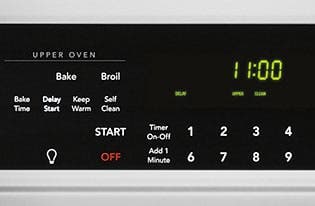 Frigidaire FFET3026TW Delay Clean Option