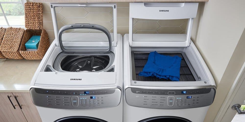 Samsung DVG60M9900W Flexdry One Machine Two Dryers