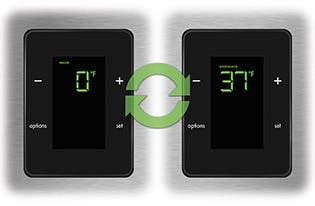 Frigidaire FGVU17F8QT 2-in-1 Freezer or Refrigerator