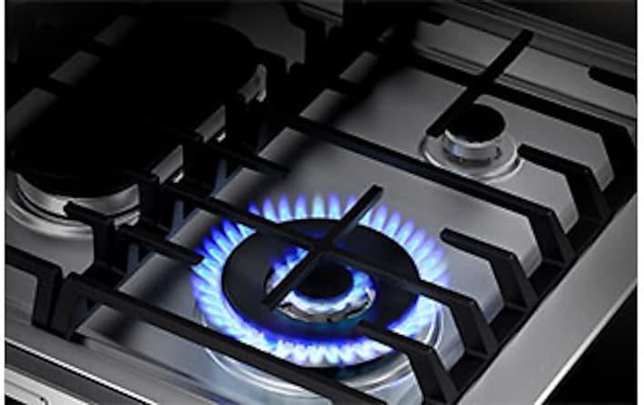 Samsung NX58H9950WS True Dual Power Burner