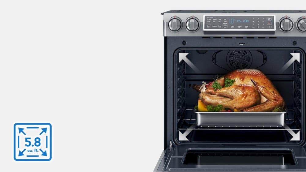 Samsung NE58R9560WG 5.8 Cu. Ft. Capacity