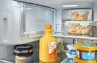 Frigidaire FGHD2368TF Store-More Flip-Up Shelves