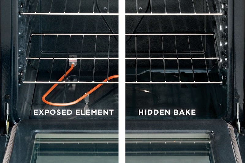 Cleanup is easier with Hidden Bake