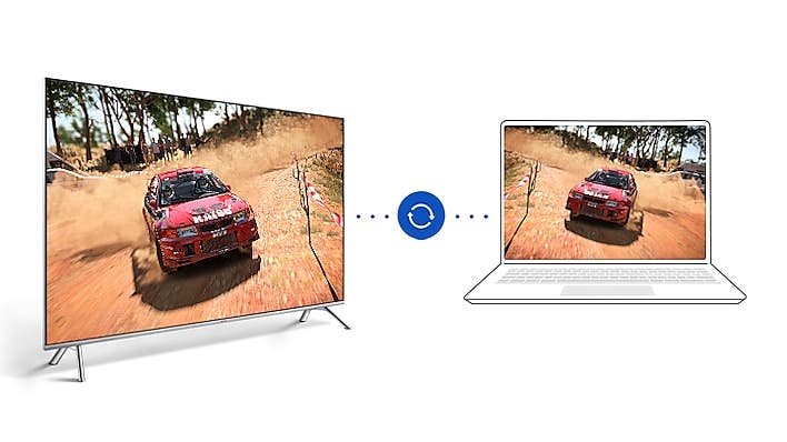 Samsung Electronics QN82Q6FNAFXZA Gaming outside the box