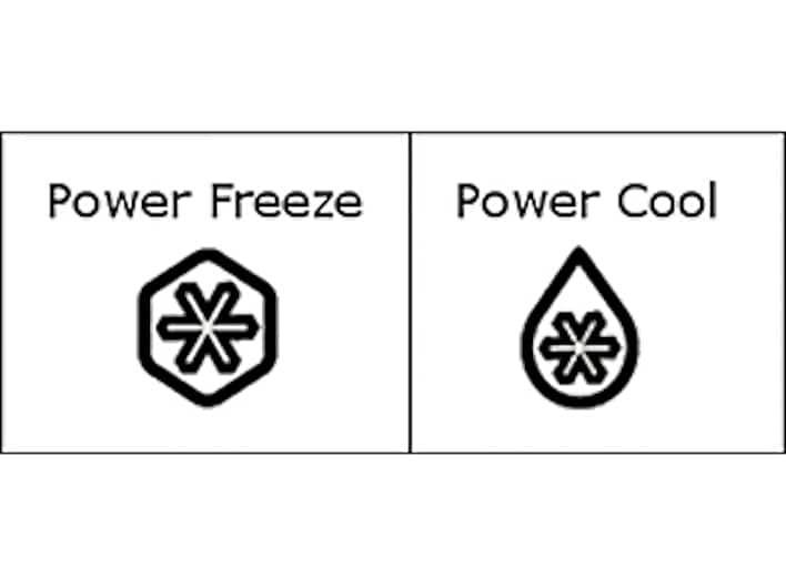 Samsung RH25H5611SR Power Freeze and Power Cool