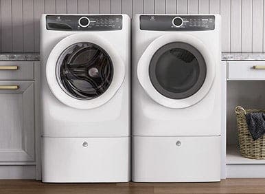 Electrolux EPWD157SIW Raises your washer and dryer for convenient loading