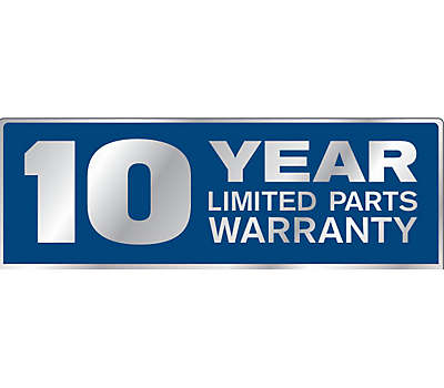 10-Year Limited Parts Warranty 1 on the Direct Drive Motor and Wash Basket