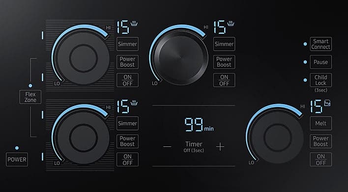 Samsung NZ36K7880US Digital-analog Controls
