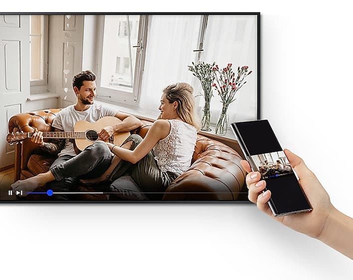 Samsung Electronics QN75LS03TAFXZA Mirror your mobile device