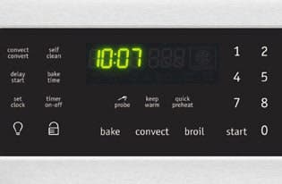 Frigidaire FGGF3058RF One-Touch Keep Warm Setting