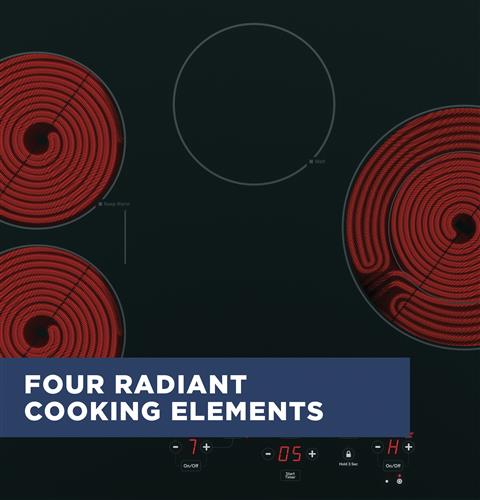 Four Radiant Cooking Elements
