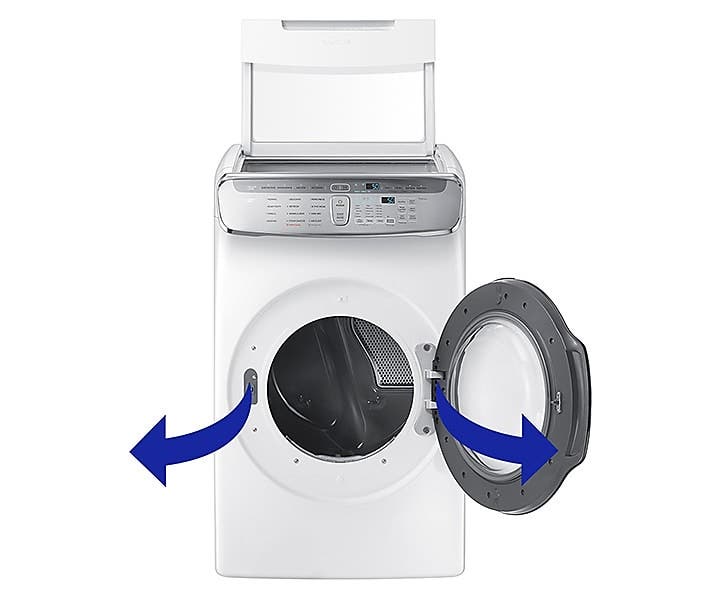 Samsung DVG60M9900W Reversible Door