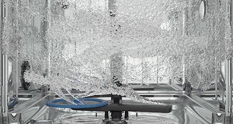 Electrolux EI24ID81SS LuxCare(TM) Wash Arm uses water more effectively for an effortless clean