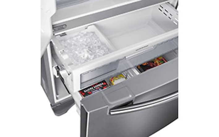 Samsung RF26HFENDSR Automatic Filtered Ice Maker in Freezer