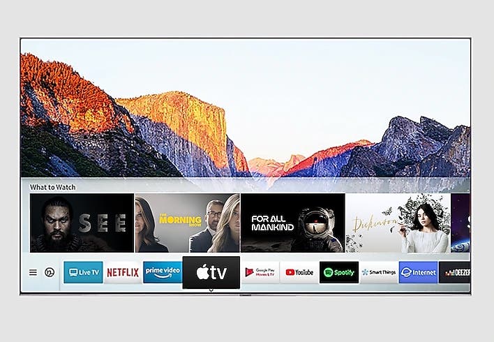 Samsung Electronics QN82Q90RAFXZA QLED meets the new Apple TV app
