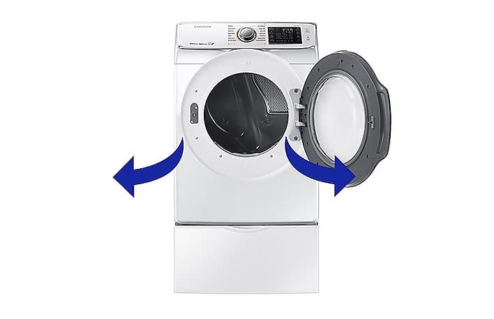 Samsung DV50K7500EV Reversible Door