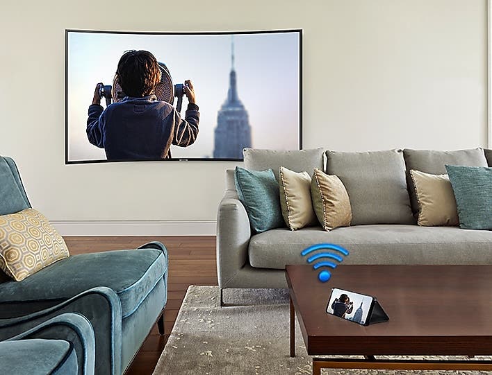 Samsung Electronics UN55NU7300FXZA Seamlessly share your mobile content