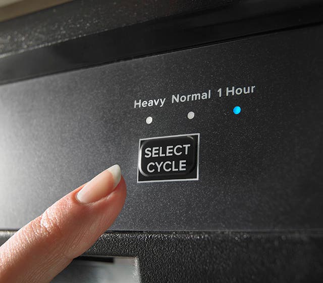 Amana ADB1300AFB 1-Hour Wash Cycle