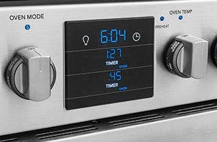 Frigidaire FPEF3077QF Dual Timers