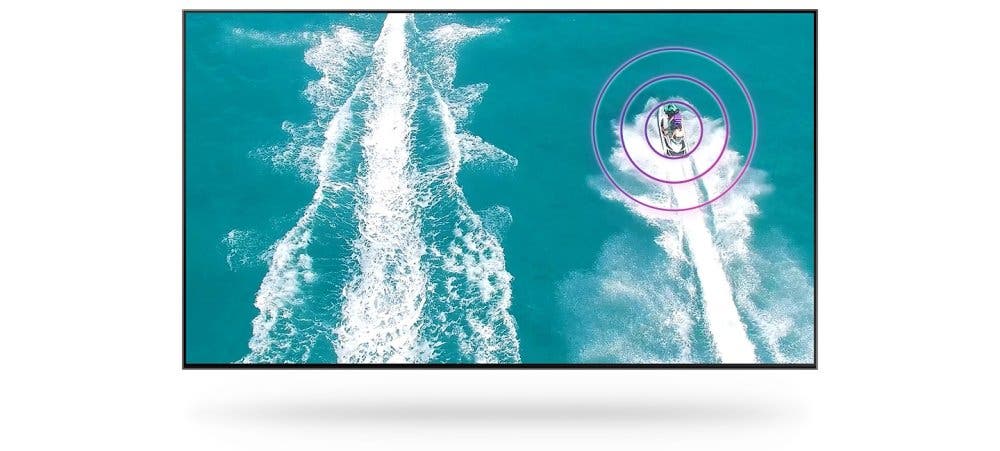 Samsung Electronics QN55Q80TAFXZA Active Sound That Tracks The Action