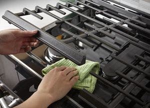 Whirlpool WEG745H0FS Ez-2-lift Hinged Cast-iron Grates