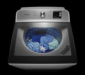 Maytag MVW6200KW Slow-close Glass Lid