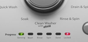 Clean Washer Cycle with affresh(R) Washer Cleaner