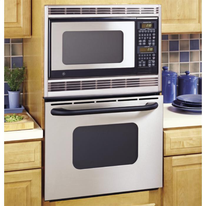 GE JKP86SHSS 27" Combination Microwave Wall Oven with SuperLarge Self