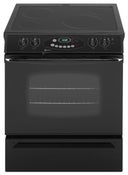 30" Slide-In Electric Range with 4 Radiant Elements, Hot Surface Indicator, 4.3 cu. ft. Self-Clean Oven, Storage Drawer and Electronic Controls