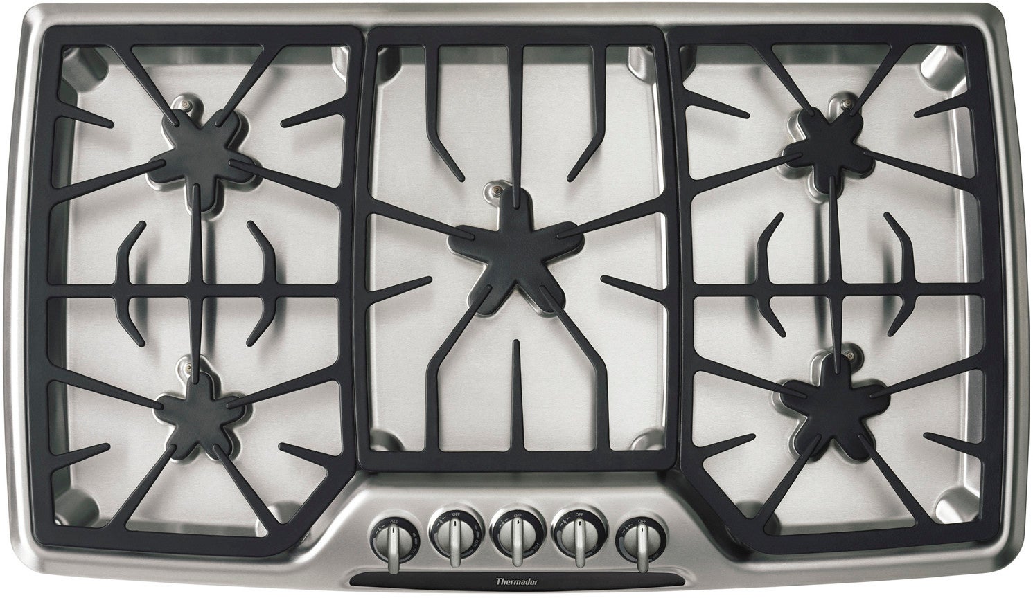 Thermador SGSX365CS 36" Gas Cooktop with 5 Star Burners (2 with