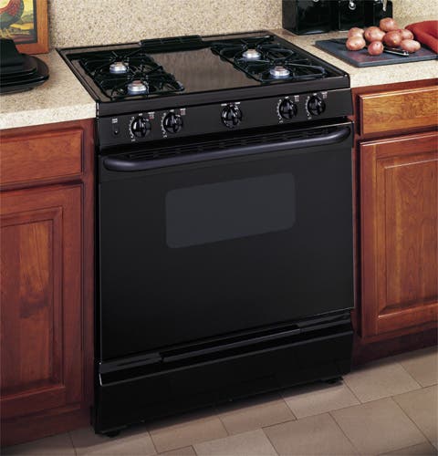GE JGSS05BEHBB 30" Slide-in Gas Range