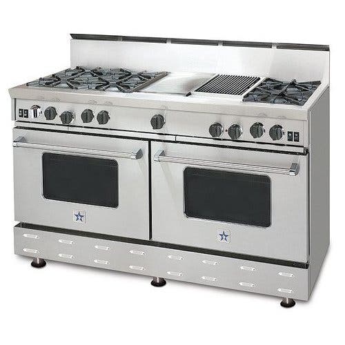 Bluestar RNB606GCBSS 6 Burners/ 12 Inch Griddle/ 12 Inch Charbroiler