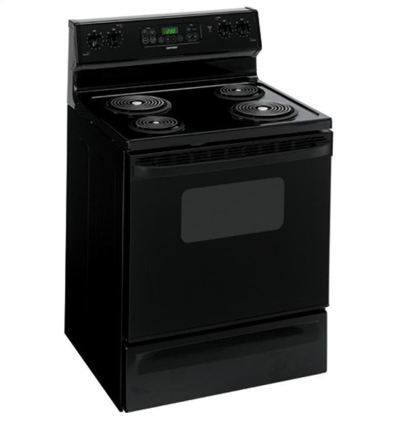 Hotpoint RB757EHBB Black with Black Door