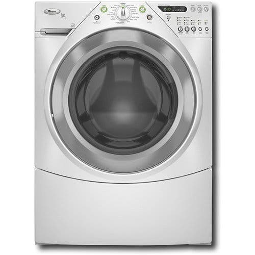 Whirlpool WFW9600TW White with Brushed Chrome Accents