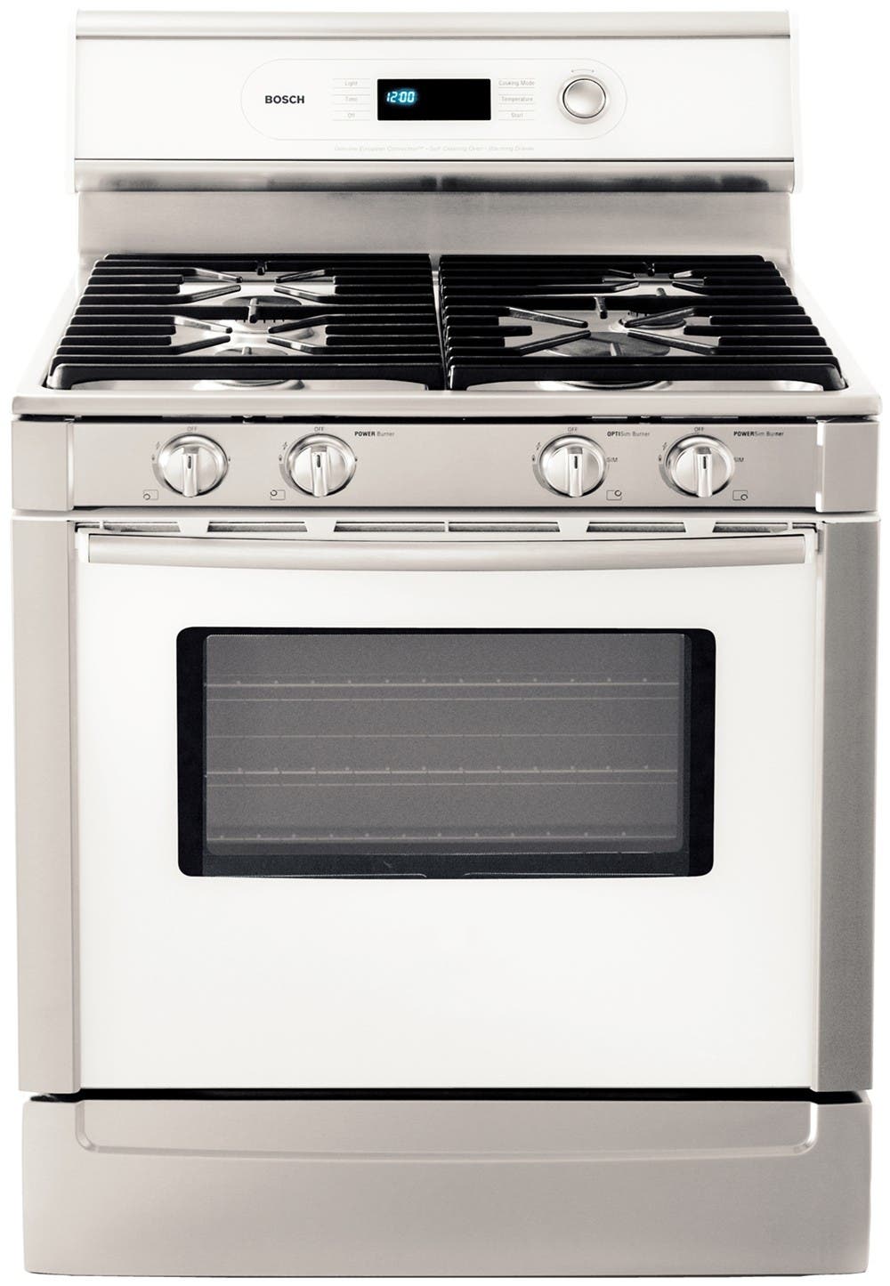 Bosch HGS7132UC White with Stainless Steel Trim