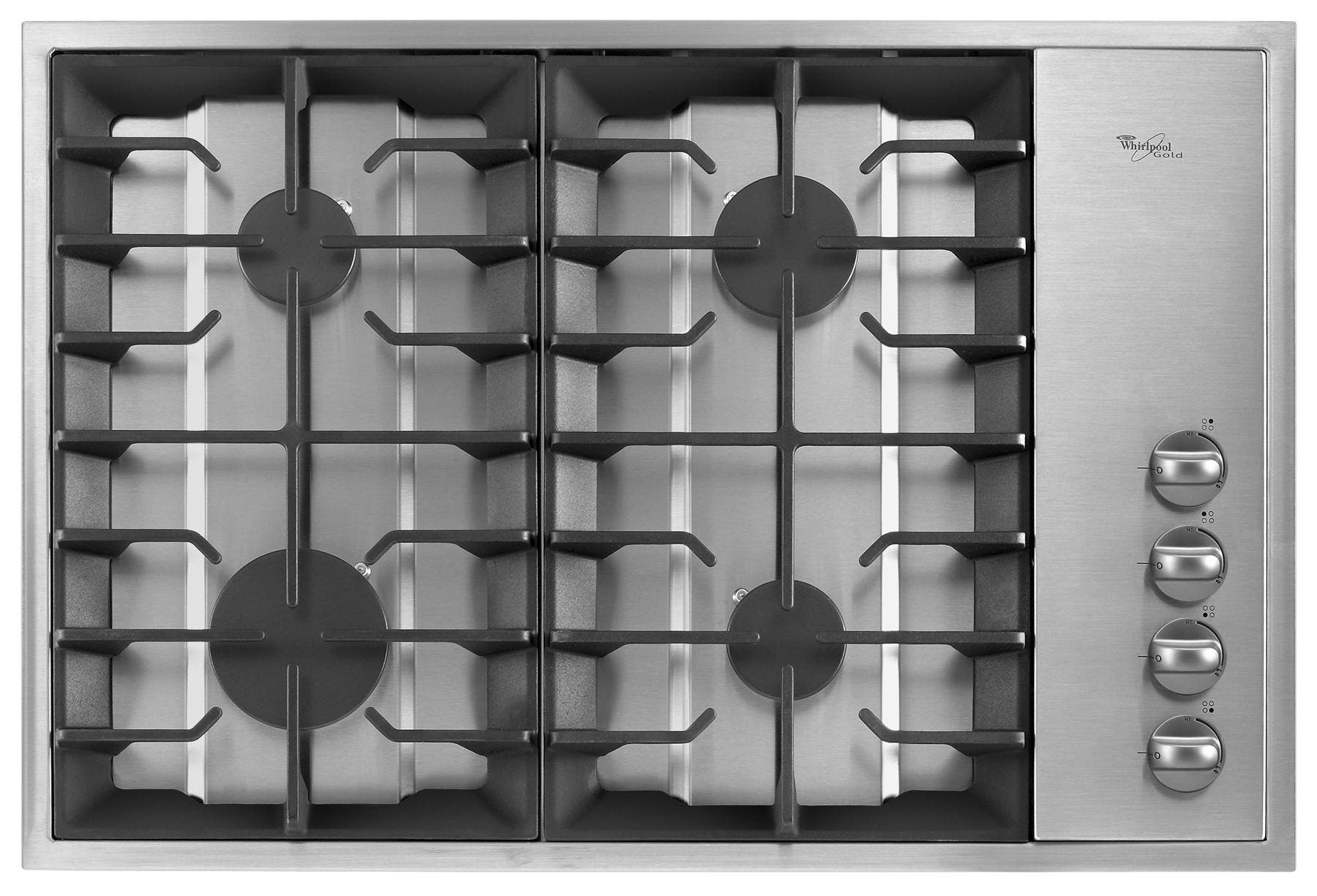 Whirlpool GLS3064RS 30" Sealed Burner Gas Cooktop