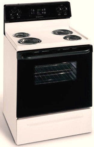 Frigidaire FEF352FU Bisque with Black Door