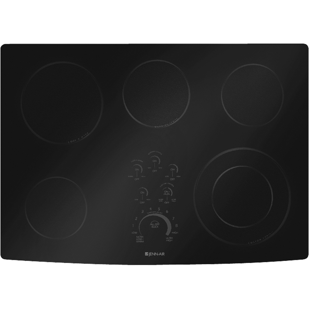 Jenn Air Jec0530adb 30 Floating Glass Electric Cooktop With Electronic Glass Touch Controls And