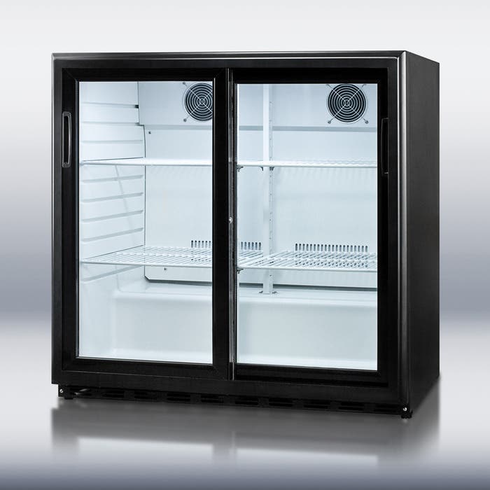 Summit SCR700 Black Cabinet