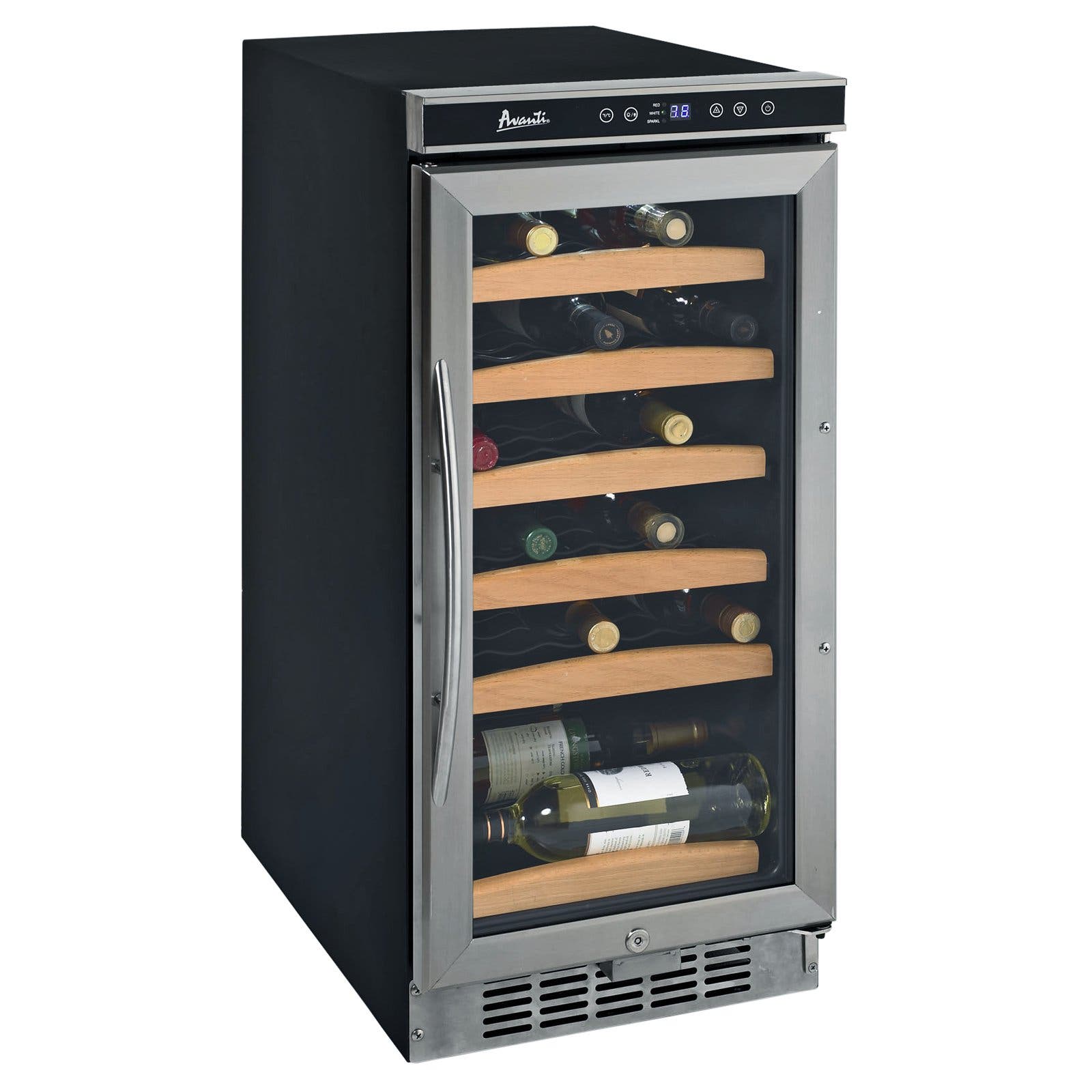 Avanti WC1500DSS Black On Stainless
