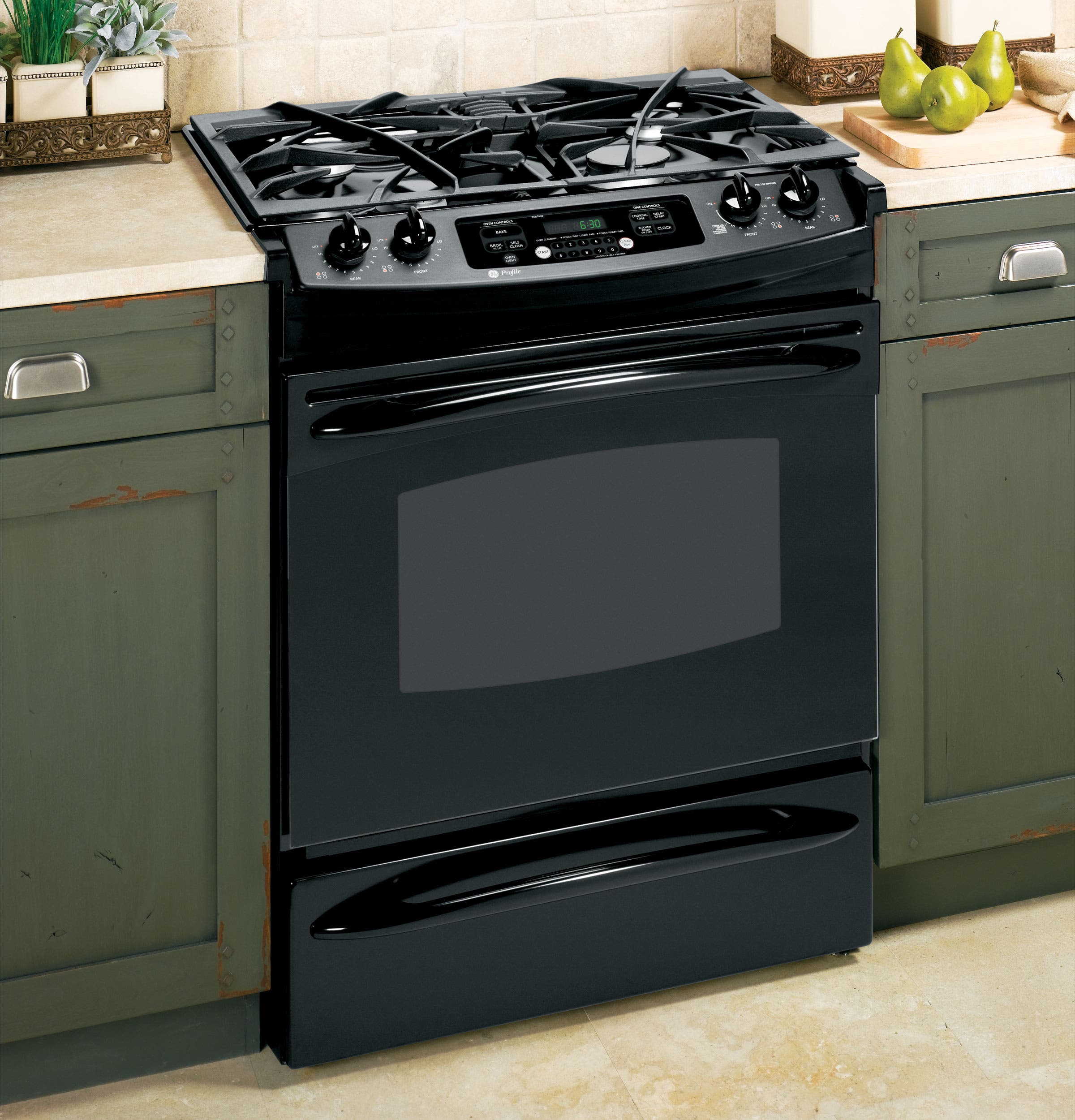 GE PGS908BEMBB Black