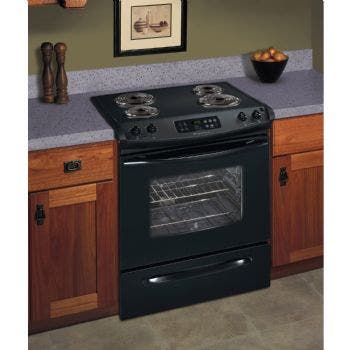 Frigidaire FES355EB Black on Black