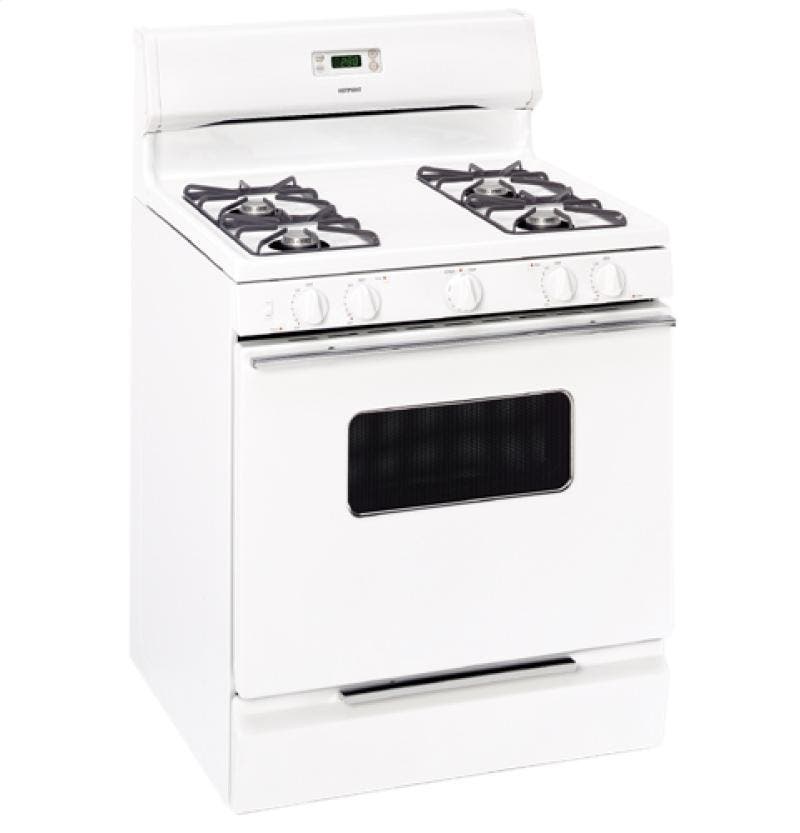 Hotpoint RGB528PEHWW 30" Freestanding Gas Range