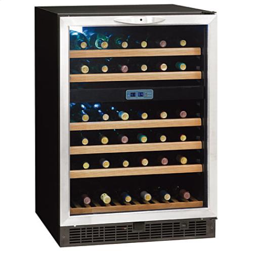 Danby DWC513BLS 24" Builtin Wine Cooler with 51Bottle Capacity, 5