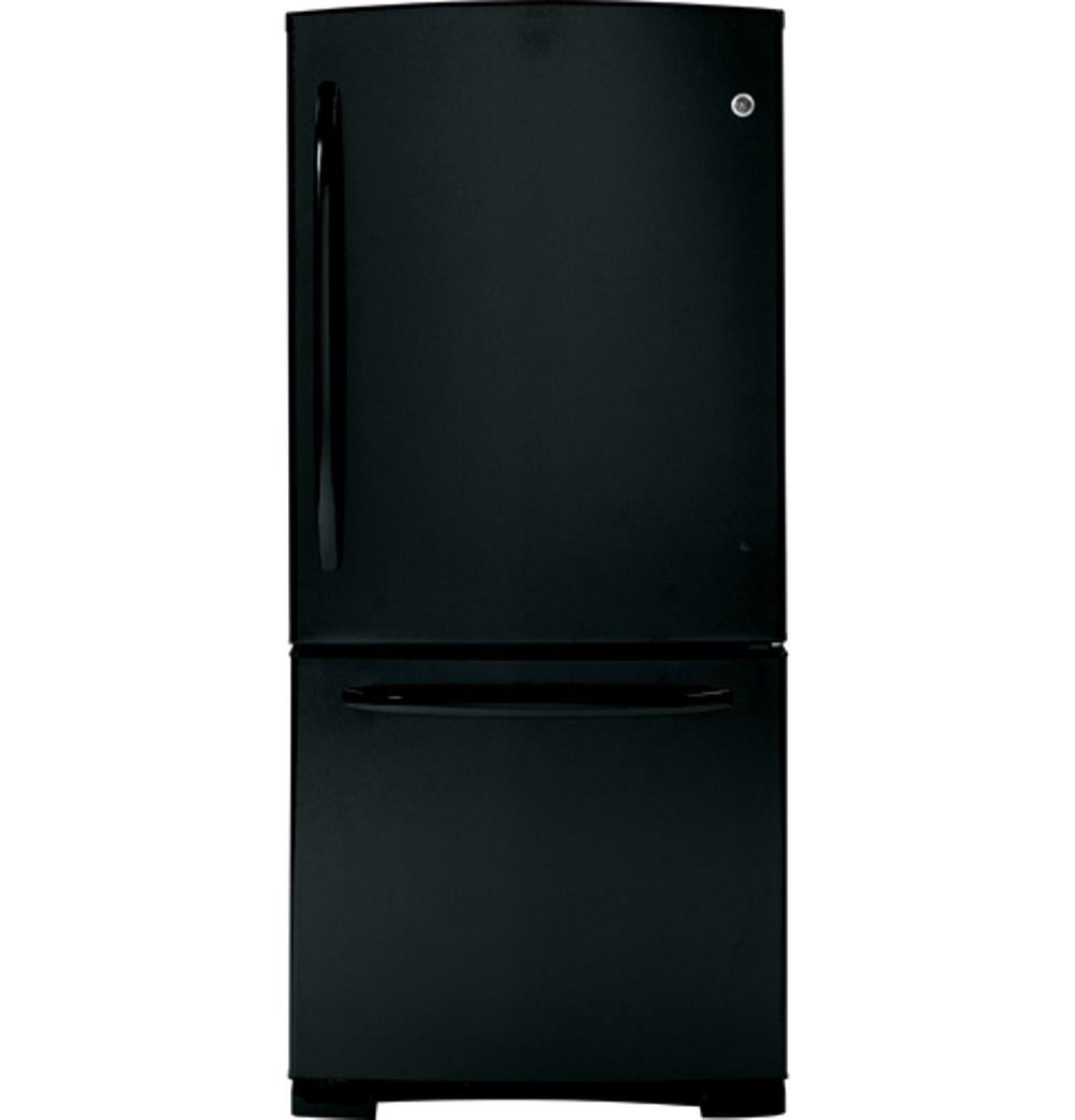 GE GDSC0KCXBB 20.2 cu. ft. Bottom-Freezer Refrigerator Black