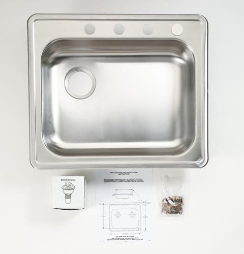 GE GPF96 Single Bowl - Left Side Drain